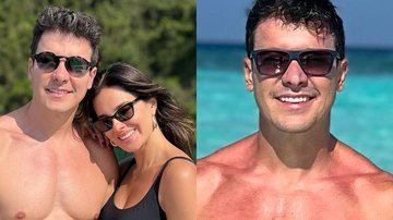 Rodrigo Faro completa 49 anos e esposa baba pelo corpo dele - Reprodução/Instagram