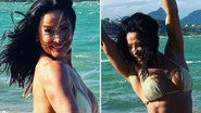 Scheila Carvalho exibe corpão enxuto à beira-mar e faz bumbum engolir biquíni: "Deusa" - Reprodução/Instagram