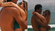 De biquíni minúsculo, Sheila Mello agarra namorado na praia e mostra momento quente - Reprodução/Instagram