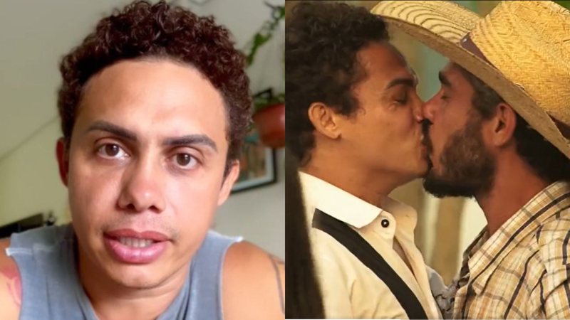Silvero Pereira celebra cena de beijo gay em final de Pantanal: "Fizemos história" - Reprodução/TV Globo