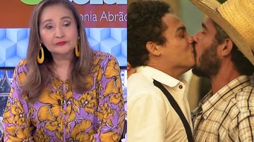 Sonia Abrão deu sua opinião sobre o beijo gay na cena final de Pantanal - Reprodução/RedeTV!/Globo