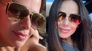 Viviane Araújo toma sol de biquíni e mostra barriga retinha um mês após parto - Reprodução/Instagram