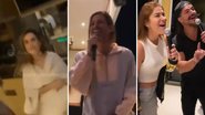 O casal Wanessa Camargo e Dado Dolabella curtem noite de karaokê com Priscila Fantin e marido; veja vídeo - Reprodução/Instagram