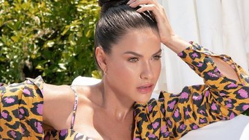 Esposa de Gusttavo Lima, Andressa Suita arranca suspiros em biquíni de oncinha: "Deusa" - Reprodução/Instagram