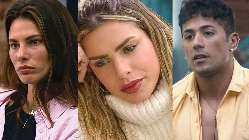 Dayane Mello, Erika Schneider e Tiago Piquilo: quem fica em 'A Fazenda 13'? - Reprodução/RecordTV