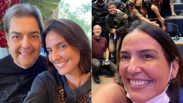 Esposa de Faustão, Luciana Cardoso mostra bastidores do programa do apresentador na Band - Instagram
