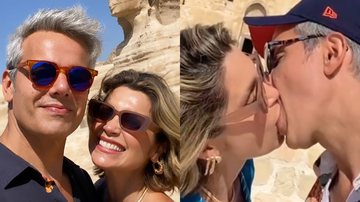 Flávia Alessandra e Otaviano Costa dão beijo de cinema - Reprodução/Instagram