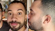 Nos Estados Unidos, ex-BBB Gil do Vigor resgata foto de beijão com o namorado e se derrete: "Saudades enormes" - Reprodução/Instagram
