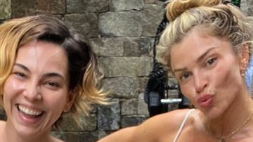 Grazi Massafera e Tainá Muller treinam juntas e exibem barrigas super saradas: "Perdi a pose" - Reprodução/Instagram