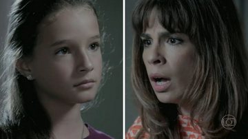 A menina falará barbaridades para a mãe e acabaram em uma grande discussão após as armações com Maurílio; confira - Reprodução/ TV Globo