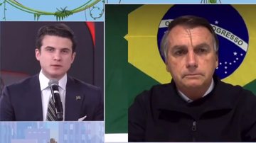 Jair Bolsonaro abandona entrevista em meio a barraco na Jovem Pan News - Reprodução/Jovem Pan News