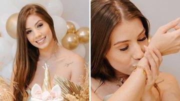 Na festa de aniversário, Maria Lina surge beijando tatuagem em homenagem ao filho falecido: "Dia especial" - Reprodução/Instagram
