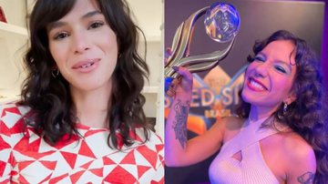 Bruna Marquezine parabeniza Priscilla Alcantara pela vitória no 'The Masked Singer' - Reprodução / Instagram / Gshow