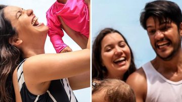 Realizada, Nathalia Dill posa na praia com a filha e tamanho da bebê surpreende: "Está gigante" - Reprodução/Instagram