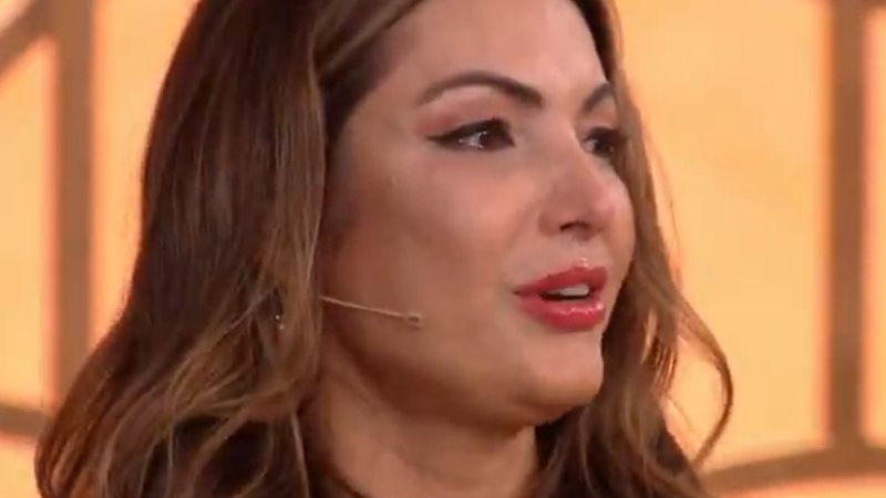 Patrícia Poeta cai no choro no 'Encontro' - Reprodução/TV Globo