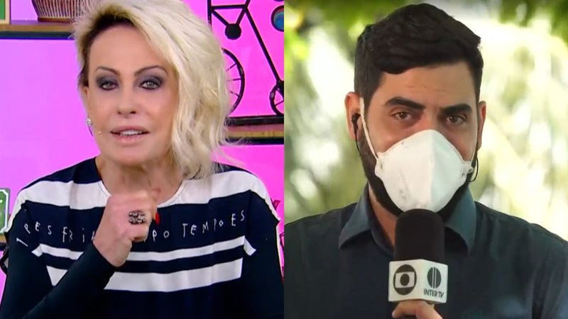 Repórter cai no choro ao vivo no 'Mais Você' - Reprodução/TV Globo