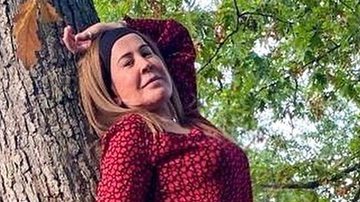 Zilu Camargo trepa em árvore - Reprodução/Instagram