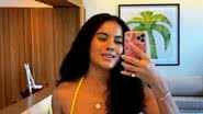 Muda em 'Pantanal', a atriz Bella Campos entra 'na onda' e ostenta corpão em biquíni fininho; confira - Reprodução/Instagram