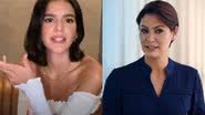 Treta entre Bruna Marquezine e Michelle Bolsonaro - Reprodução/ Youtube e Instagram