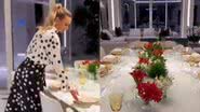 Esposa de Roberto Justus, Ana Paula Siebert ostenta mesa de jantar enorme em Miami - Reprodução/Instagram