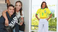 Esposa de Thiago Silva homenageia seleção brasileira - Reprodução/Instagram e Divulgação