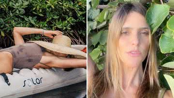 Fernanda Lima elege maiô cavadíssimo e quase libera a virilha em clique ousado: "De boa" - Reprodução/Instagram