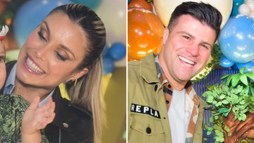 Filho de Flavia Viana e Marcelo Zangrandi surge enorme em festinha de aniversário luxuosa - AgNews