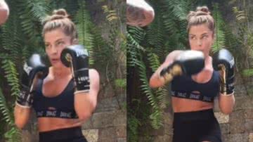Grazi Massafera mostra força e corpão em treino de boxe - Reprodução/Instagram
