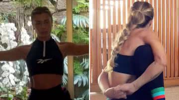 Com corpo de dar inveja, a atriz Grazi Massafera mostra flexibilidade em yoga e posições confunde web; veja - Reprodução/Instagram
