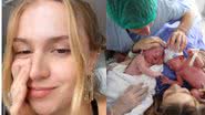 Isabella Scherer expõe foto com placenta após parto de gêmeos e diverte fãs: "Brincando" - Reprodução/ Instagram e Reprodução/ Hanna Rocha