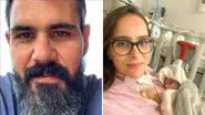 Juliano Cazarré e esposa brindam três meses da filha, que segue em tratamento: "Tudo eu choro" - Reprodução/Instagram