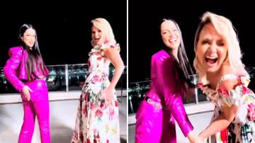 A cantora Juliette Freire rebola com look coladinho e coloca Eliana para dançar; confira o vídeo - Reprodução/Instagram