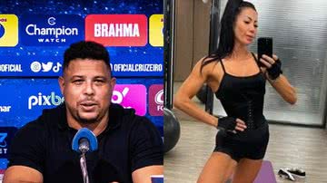 Michele Umezu, mãe do filho de Ronaldinho, pretende se casar virgem: "Na igreja" - Reprodução Gustavo Aleixo / Cruzeiro e Reprodução/ Instagram