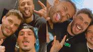 Neymar reúne "parças" Gabriel Medina e Bruninho - Reprodução/Instagram