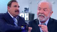 Ratinho surpreendeu Lula com uma pergunta indiscreta ao vivo no SBT - Reprodução/SBT
