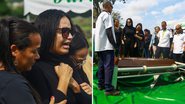 Ex-A Fazenda, Shayene Cezário se desespera no enterro do marido e precisa ser consolada - AgNews