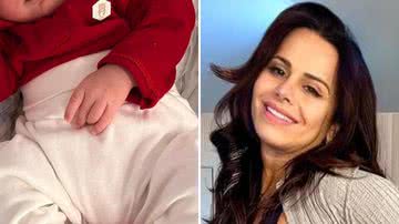 A atriz Viviane Araújo flagra filho recém-nascido fazendo pose nas redes sociais e se derrete; veja - Reprodução/Instagram