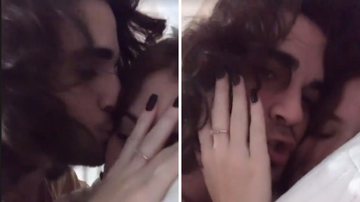 É o amor! Fiuk surge em clima íntimo apaixonante e acorda a namorada com beijos: "Bom dia, vida" - Reprodução/Instagram