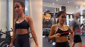 Anitta mostra boa forma durante rotina fitness - Reprodução / Instagram