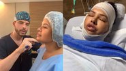 Ariadna Arantes momentos antes e pós cirurgia plástica - Reprodução/Instagram