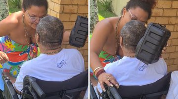 Completando 63 anos, Arlindo Cruz recebe beijos e sessão de cantoria da esposa: "Juntos até depois do recomeço" - Reprodução/Instagram