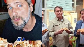Bruno Gagliasso alfineta Bolsonaro após vídeo comendo pizza na rua - Reprodução / Instagram
