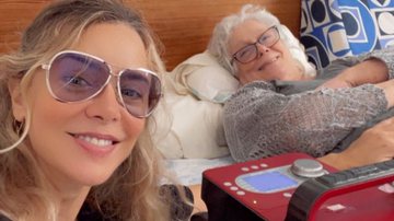 Christine Fernandes faz companhia à mãe em cirurgia delicada no joelho: "Se recupera bem" - Reprodução/Instagram