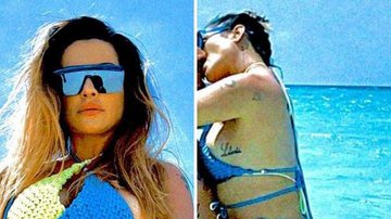 Nas Maldivas, Cleo posa de biquíni e protagoniza beijão quente com o marido, que reage: "Minha delícia" - Reprodução/Instagram