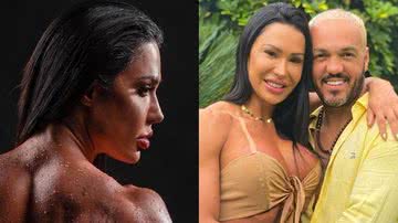 Ousada, Gracyanne Barbosa posa totalmente nua e Belo fica animado: “Meu tudão” - Reprodução/Instagram
