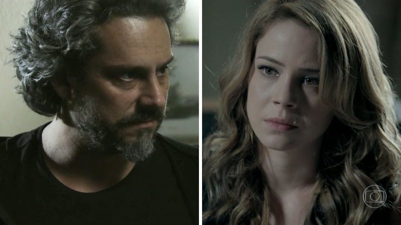 A filha do comendador se mostrará cansada de ver o pai vivendo como um fugitivo;  confira - Reprodução/ TV Globo