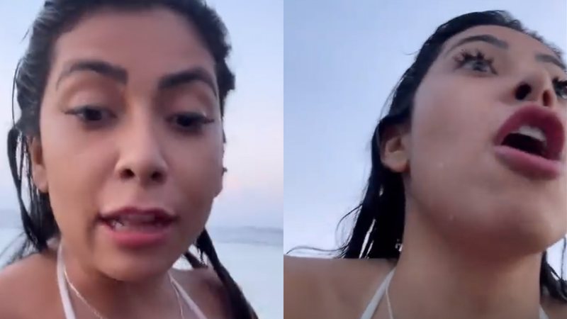 Ingrid Ohara escapa por pouco de ataque de tubarão nas Ilhas Maldivas - Reprodução/Instagram
