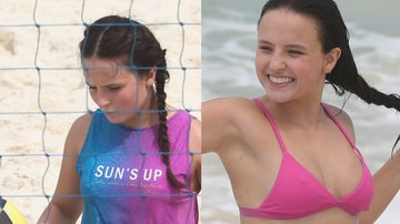 Larissa Manoela treina na praia e mostra físico invejável - Divulgação / AgNews