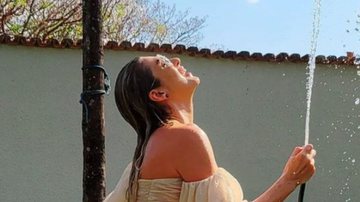 Lívia Andrade toma chuveirada, deixa bumbum molhado em evidência e fãs reagem: "A mais bela do Brasil" - Reprodução/Instagram