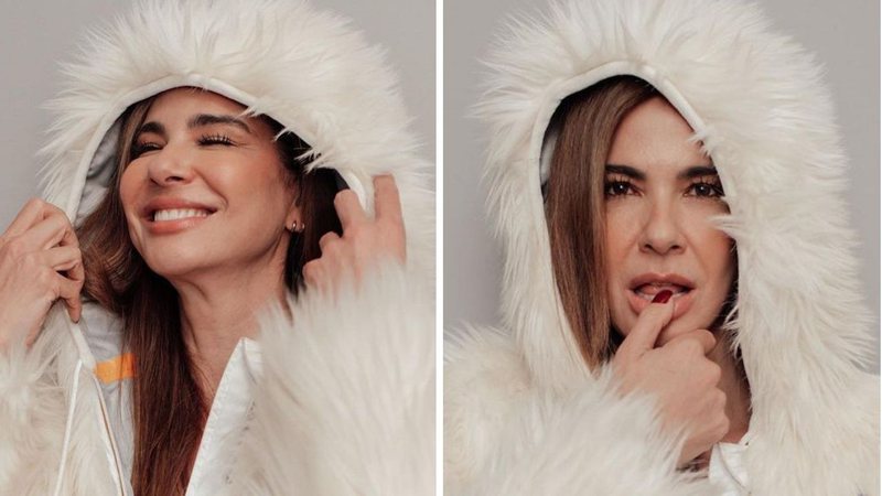 Apenas de calcinha e casaco, Luciana Gimenez exibe decote profundo aos 51 anos: "Que mulherão!" - Reprodução/Instagram